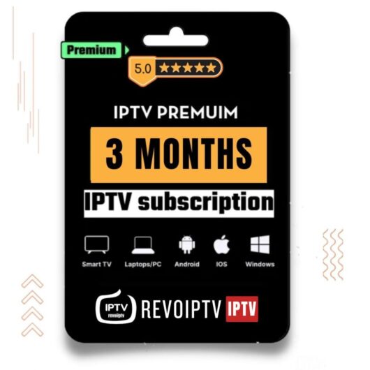 IPTV Subscription 3 Months – Premium 4K